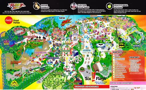Six Flag Map New Jersey